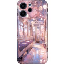 Oppo Reno 15 - Reno 15F 5g Kılıf Desenli Baskılı Tpu Rubber Kapak Romantik Tren