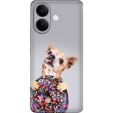Senada Vivo V60 Lite 5g Kılıf Desenli Baskılı Tpu Rubber Kapak Donut-Dog