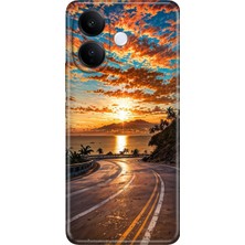 Vivo V60 Lite 5g Kılıf Desenli Baskılı Tpu Rubber Kapak Manzaram