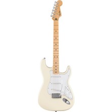 Leaf Shop Standard Stratocaster Olympic White - Maple Elektro Gitar