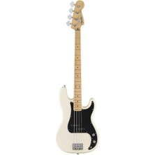 Leaf Shop Standard Precision Bass Olympic White - Maple Bas Gitar