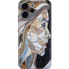 Oppo Reno 15 - Reno 15F 5g Kılıf Desenli Baskılı Tpu Rubber Kapak Mozaic Kadın