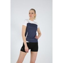 Dafron Kadın Lacivert Antrenman T-Shirt Şık Tasarım ve Rahat Kesim ile Günlük Kullanım İçin