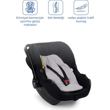 Babyjem Ana Kucağı Bel Desteği Havlu Gri