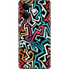 Senada Vivo V60 Lite 5g Kılıf Desenli Baskılı Tpu Rubber Kapak Graffiti