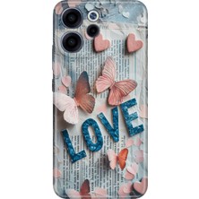 Oppo Reno 15 - Reno 15F 5g Kılıf Desenli Baskılı Tpu Rubber Kapak Love Painting