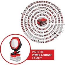 Leaf Shop Akülü Lamba Gc-Ol 18/1500 Li-Solo Power X-Change (18 V, 1500 Lm, 7000 K, 4 M Aydınlatma Aralığı, Döner Işık Başlığı, Yüksek Kaliteli LED Aydınlatma, Aküsüz)