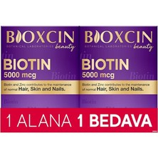 Leaf Shop Biozcin Beauty Biotin 5000MCG 30 Tablet 1 Alana 1 Bedava (Toplam 60 Kapsül)