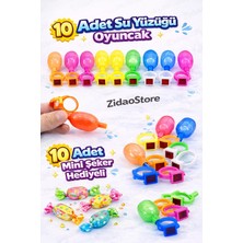 Emrah Gültekin 10 Adet Su Yüzüğü Oyuncak ve 10 Adet Şeker Çocuklar Için Okul Ramazan Bayram Dağıtmalık