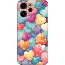 Senada Oppo Reno 15 / 15F 5g Kılıf Desenli Baskılı Tpu Rubber Kapak Heart Pattern