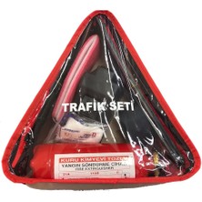 Leaf Shop Seti ve Kuru Kimyevi Tozlu%40 Map Abc Araç Yangın Söndürme Tüpü 1 kg