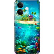 Senada Vivo V60 Lite 5g Kılıf Desenli Baskılı Tpu Rubber Kapak Island
