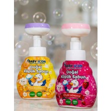 Baby Icon Doğal Çocuk Köpük El Sabunu 350 ml Muz + Çilek Kokulu Vegan Parabensiz Köpük