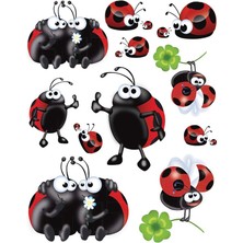 Leaf Shop Window Decor Cam Yüzey Etiket Ugurbocegi