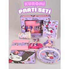 Doğaberen Kuromi Doğum Günü Parti Seti Balonlu Set