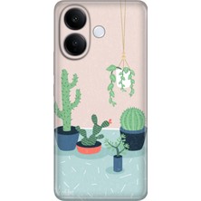 Nurdic Vivo V60 Lite 5g Kılıf 0.4mm Lazer Kesim Silikon Kapak Cactus Co