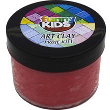 Leaf Shop Funny Kids Art Clay Proje Kili 40CC - 560 Kırmızı