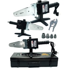 Leaf Shop Style Su Tesisatı Plastik Boru Kaynak Makinesi Kademe Ayarlı Çantalı Makaslı Set