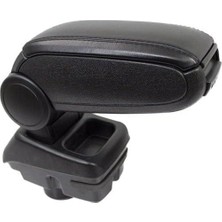 Leaf Shop Ford Fiesta 2009-2020 ile Uyumlu Araca Özel Kol Dayama Kolçak Siyah