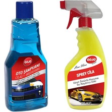 Leaf Shop Hızlı Cila 750 ml + Cilalı Oto Yıkama Şampuan