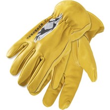 Russel Bush Craft Kamp ve Outdoor Eldiveni - Isıya Dayanıklı - Hakiki Dana Derisi Bushcraft