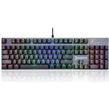 Leaf Shop Power Ogre Rgb Gaming Oyun Mekanik Klavye Kırmızı Switch