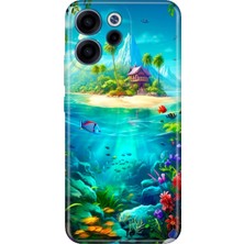 Senada Oppo Reno 15 / 15F 5g Kılıf Desenli Baskılı Tpu Rubber Kapak Island