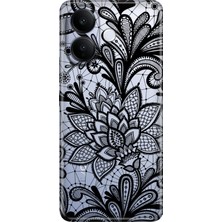 Nurdic Vivo V60 Lite 5g Uyumlu Kılıf 0.4mm Lazer Kesim Silikon Kapak Mandala Gül