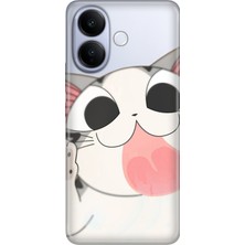 Nurdic Vivo V60 Lite 5g Kılıf 0.4mm Lazer Kesim Silikon Kapak Fat Cat