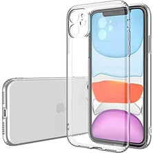 Leaf Shop iPhone 12 Mini Uyumlu Kamera Korumalı Darbe Önleyici Ultra Slim Tpu Şeffaf Silikon Kılıf (Şeffaf, iPhone 12 Mini)