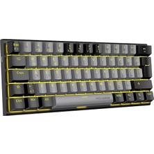 Leaf Shop Mini T9 Türkçe Q Mekanik Klavye Red Switch Gamer Oyuncu Klavyesi