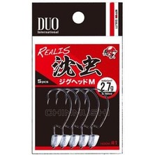 Leaf Shop Realis Chinmushi Jig Head #m 2.7gr Suni Yem