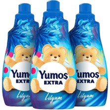 Yumoş Extra 1440 ml Lilyum Kokulu Konsantre Yumuşatıcı 3'lü Set 180 Yıkama Avantajı