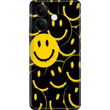 Vivo V60 Lite 5g Kılıf Desenli Baskılı Tpu Rubber Kapak Smile Yellow