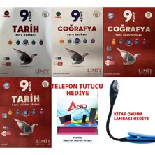 Limit Yayınları 2024-2025 9 Sınıf Tarih-Coğrafya Yeni Maarif Modeli Güncel Videolu Konu + Soru Bankası Seti