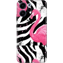 Adasena Oppo Reno 15 - Reno 15F 5g Kılıf Desenli Baskılı Tpu Rubber Kapak X-Flamingos