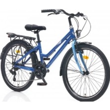 Corelli Shiwers Lady 26 Jant Şehir Bisikleti Mavi / Açık Mavi