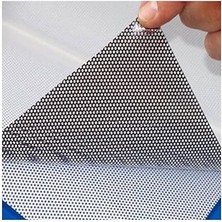 Leaf Shop Dıjıtal Reklam One Way Vision Arkası Siyah Delikli Yapışkanlı Folyo 106CM x 1mt