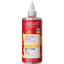 Leaf Shop Care Twisted Curls Hibiscus & Shea Butter Kıvırcık ve Dalgalı Saçlara Özel Miselar Şampuan Sülfatsız 340 Ml- Vegan
