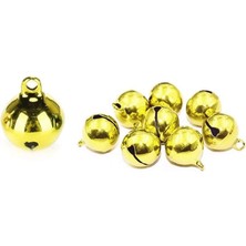 Leaf Shop Toptancıları Metal Çıngırak Zil 1 cm (50 Adet) Gold