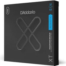 Leaf Shop Gitar Telleri Western Gitar | Gitar Telleri Akustik Gitar | Kaplamalı Akustik Gitar Telleri | XTAPB1253, Xt Fosfor Bronz Akustik Tel, Light, 12-53, 3 Set