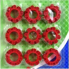 Leaf Shop Oyuncak 720 Atışlık Shot 8 Li Kapsül Oyuncak Tabanca Kapsülü Kırmızı