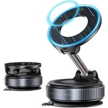 Leaf Shop Dönebilen Ayarlanabilir Araç Içi Tutucu Kullanılabilen Vakumlu K007 Magsafe Telefon Tutucu