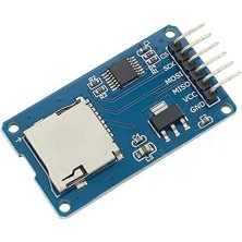 Leaf Shop Sd Kart Modülü Hafıza Kartı Tf Kart Microsd Bellek Memory Spı Okuyucu Mikro Sd 3.3V 5V Arduino Data Kayıt Logger Ses Mp3