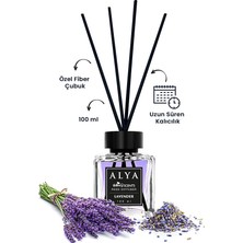 Leaf Shop Alya Nature's Scents Lavender Bambu Çubuklu Oda Kokusu - Lavanta Kokusu
