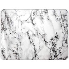 Leaf Shop 10001503001 Beyaz Mermer Görünümlü Cam Kesme Tahtası, 30CM x 40CM