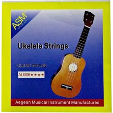 Leaf Shop Asm Aegean Ukulele Teli Takım Şeffaf
