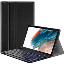 Leaf Shop Samsung Galaxy Tab A8 SM-X200 10.5 (2021) Bluetooth Klavyeli Standlı Kılıf - Bkk1