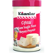 Kaanlar 800 Gr Tam Yağlı Taze Trakya Çiftlik Beyaz Peynir
