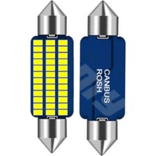 Leaf Shop 2 Adet 41MM Sofit LED Ampul 36 Ledli Plaka,iç Aydınlatma